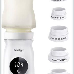 Bubblbay Electric Baby Bottle Warmer - White
